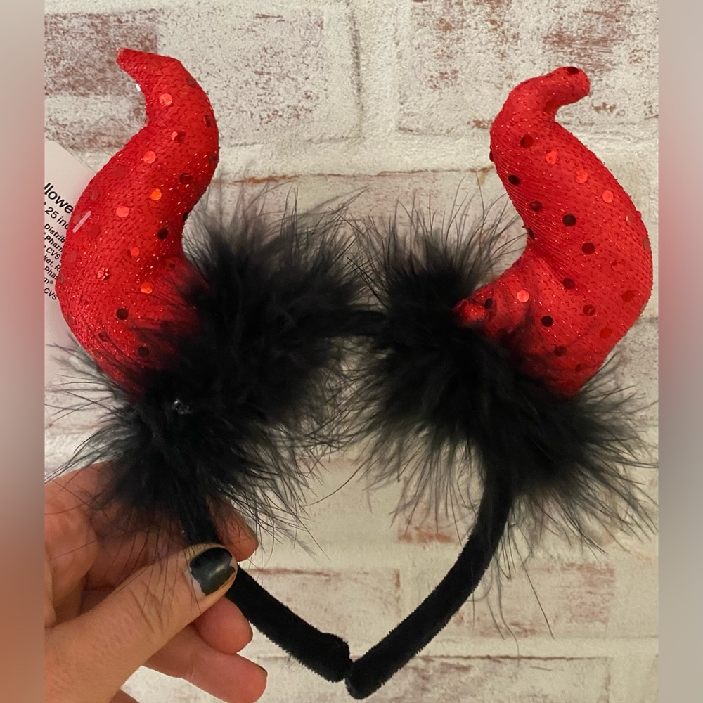 Devil horn headband new